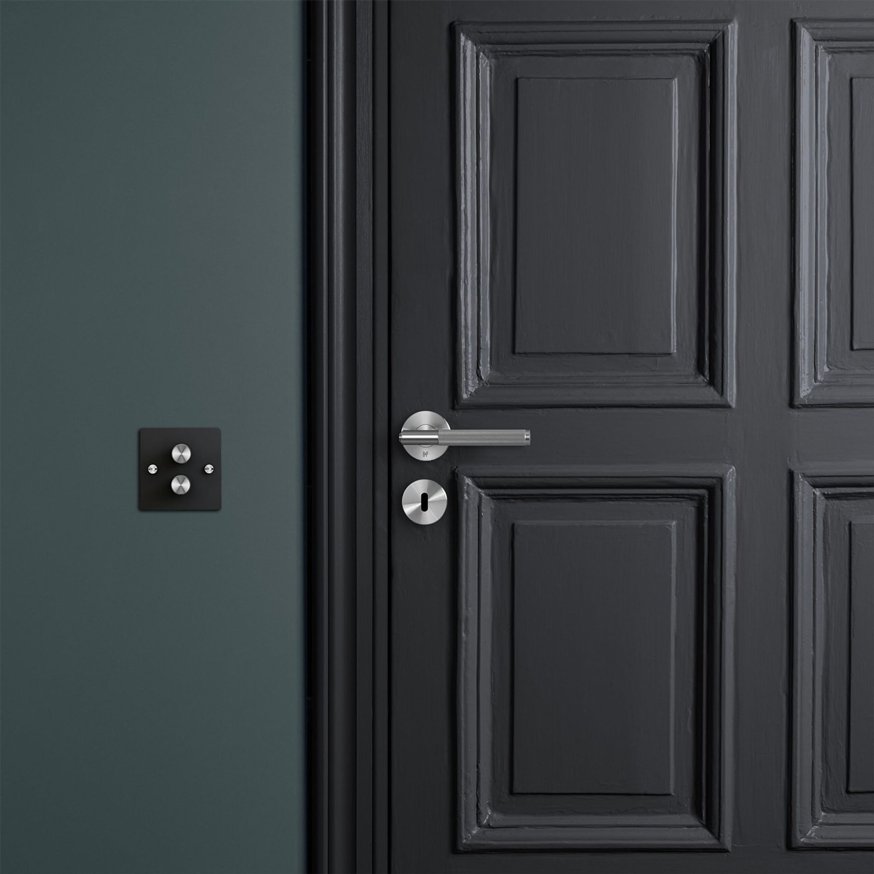 Buster and Punch Escutcheon Plate Traditional Profile