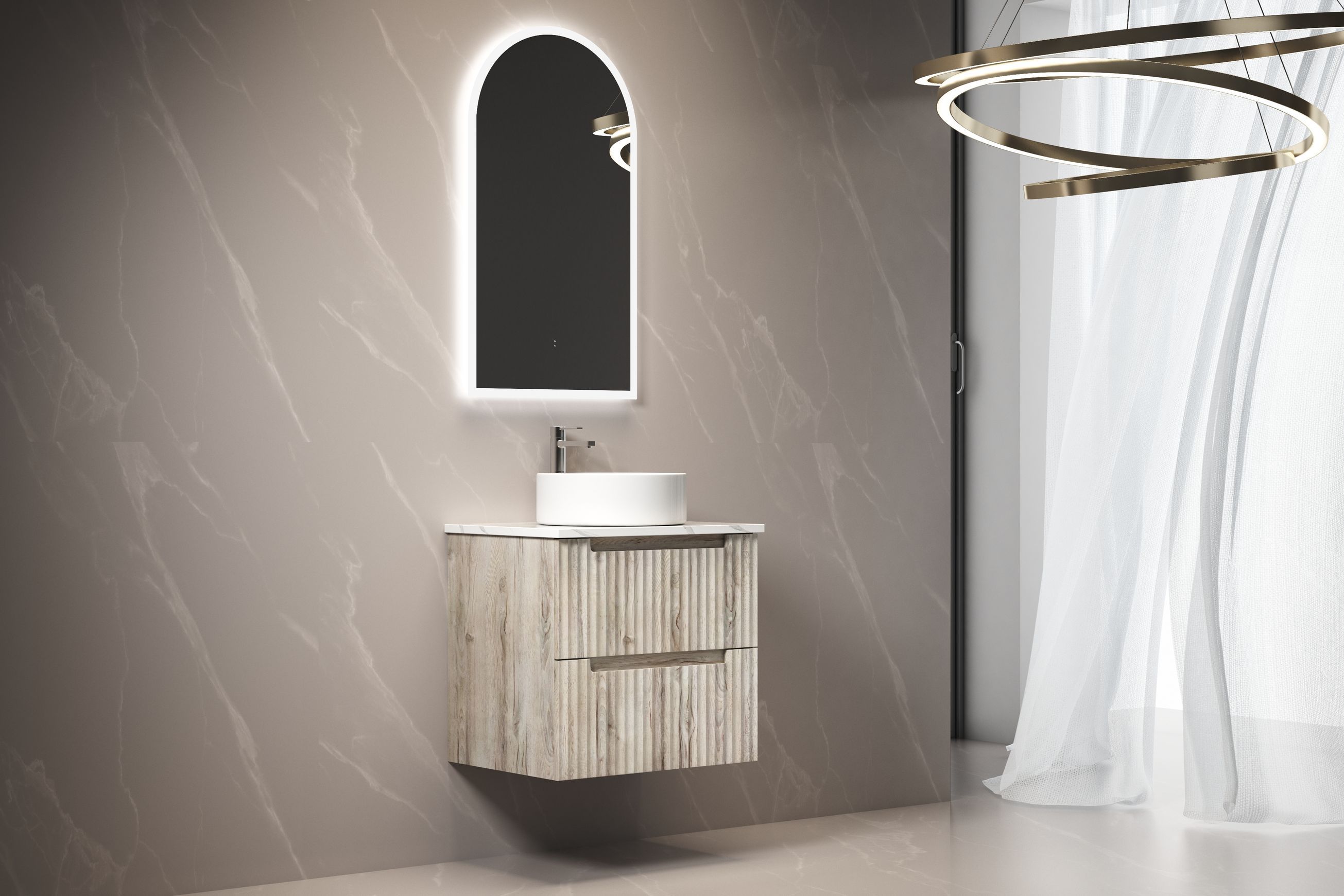 Aulic Canterbury LED Mirror