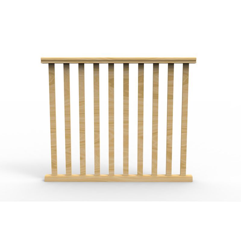 BS165ASS Slat Assembled Level Balustrade Panel