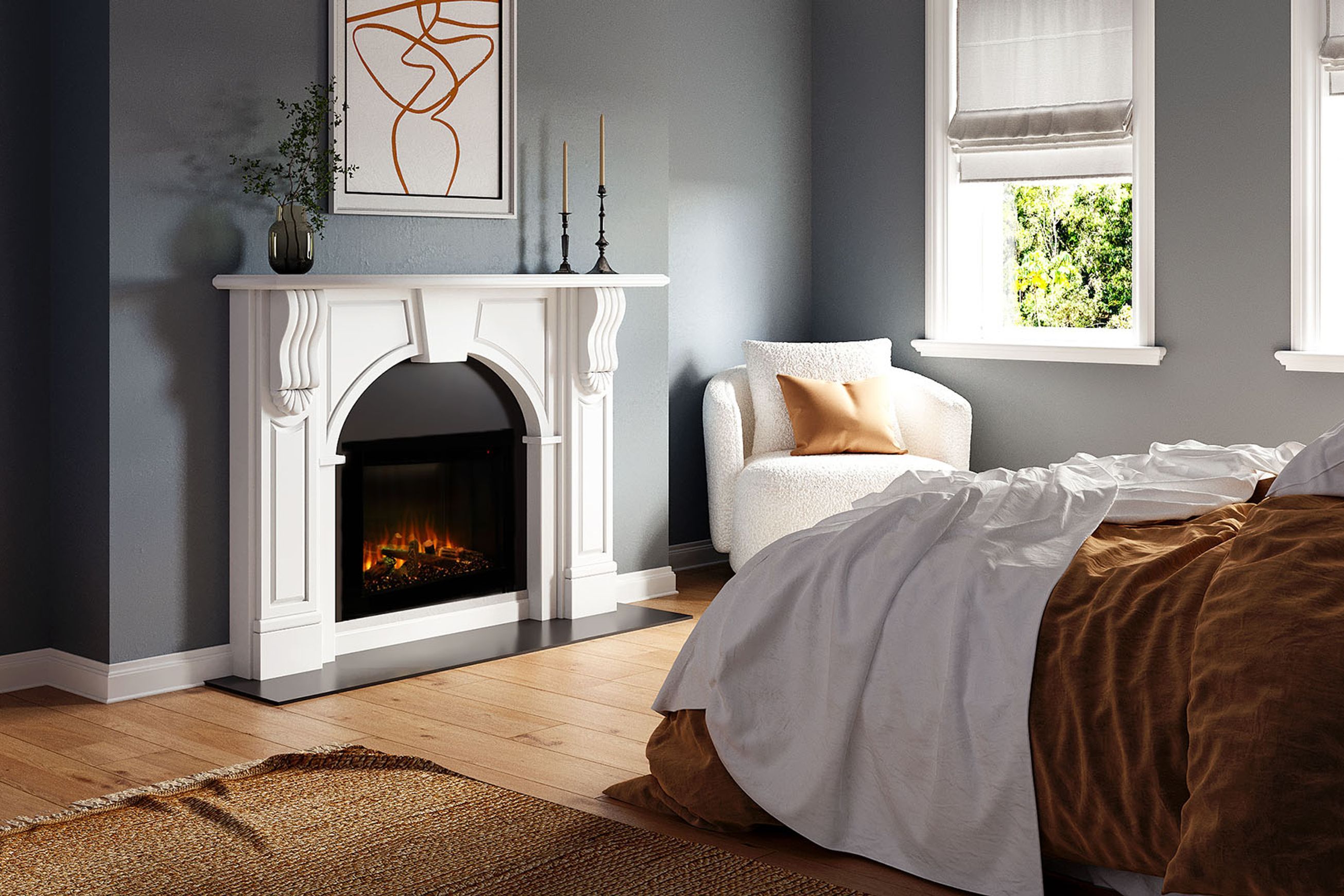 Ambe Square30 Electric Fireplace