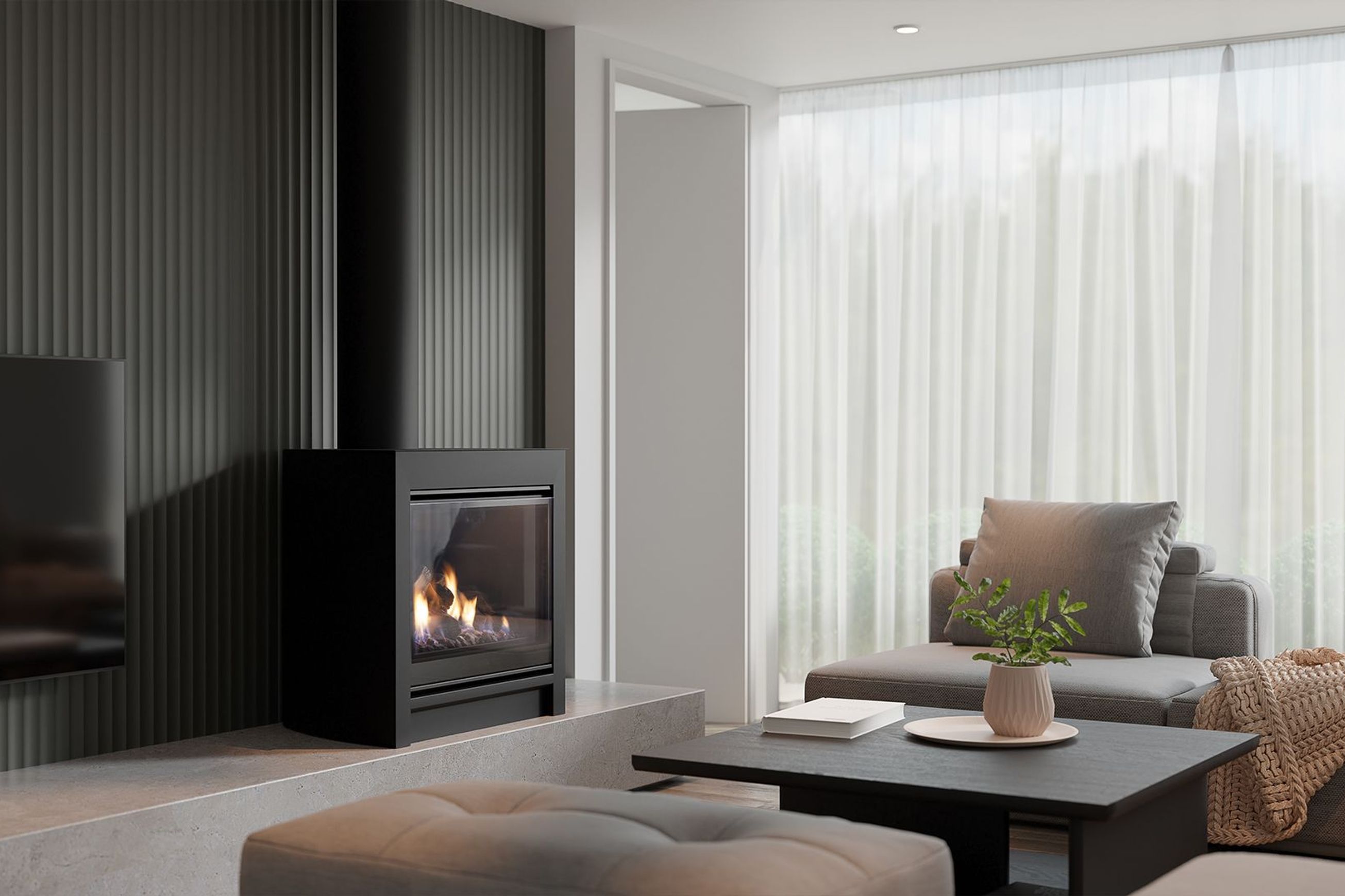 Escea DFS730 Freestanding Gas Fireplace