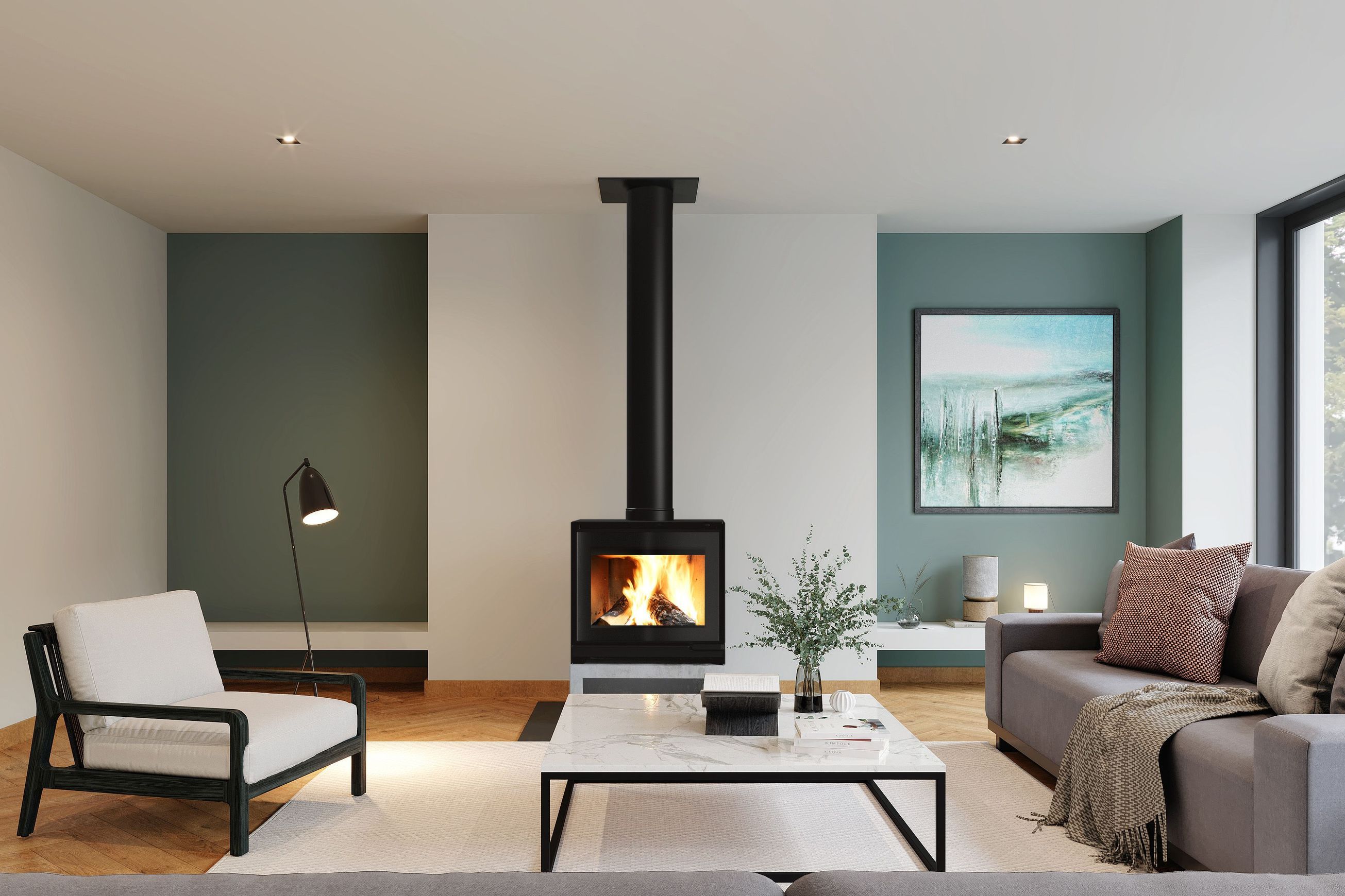 Escea TFS650 Freestanding Wood Fireplace