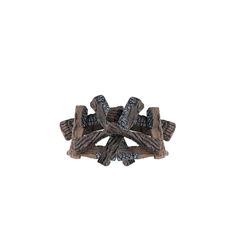 Naked Flame 8 Piece Decorative Fireplace Logs