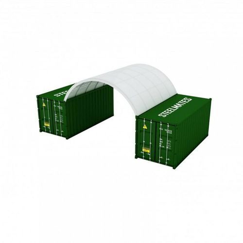 20FT Steel Structure Container Dome Shelter - 8m Length