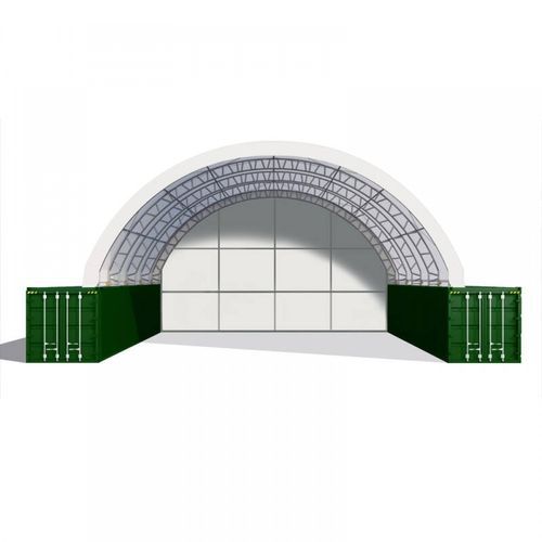 Container Shelter End Wall- 6m width