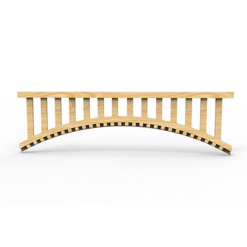 FR04 Arched Exterior Fretwork with Dentil Moulding