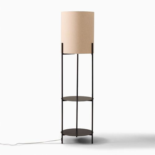 Metal Shelf Floor Lamp
