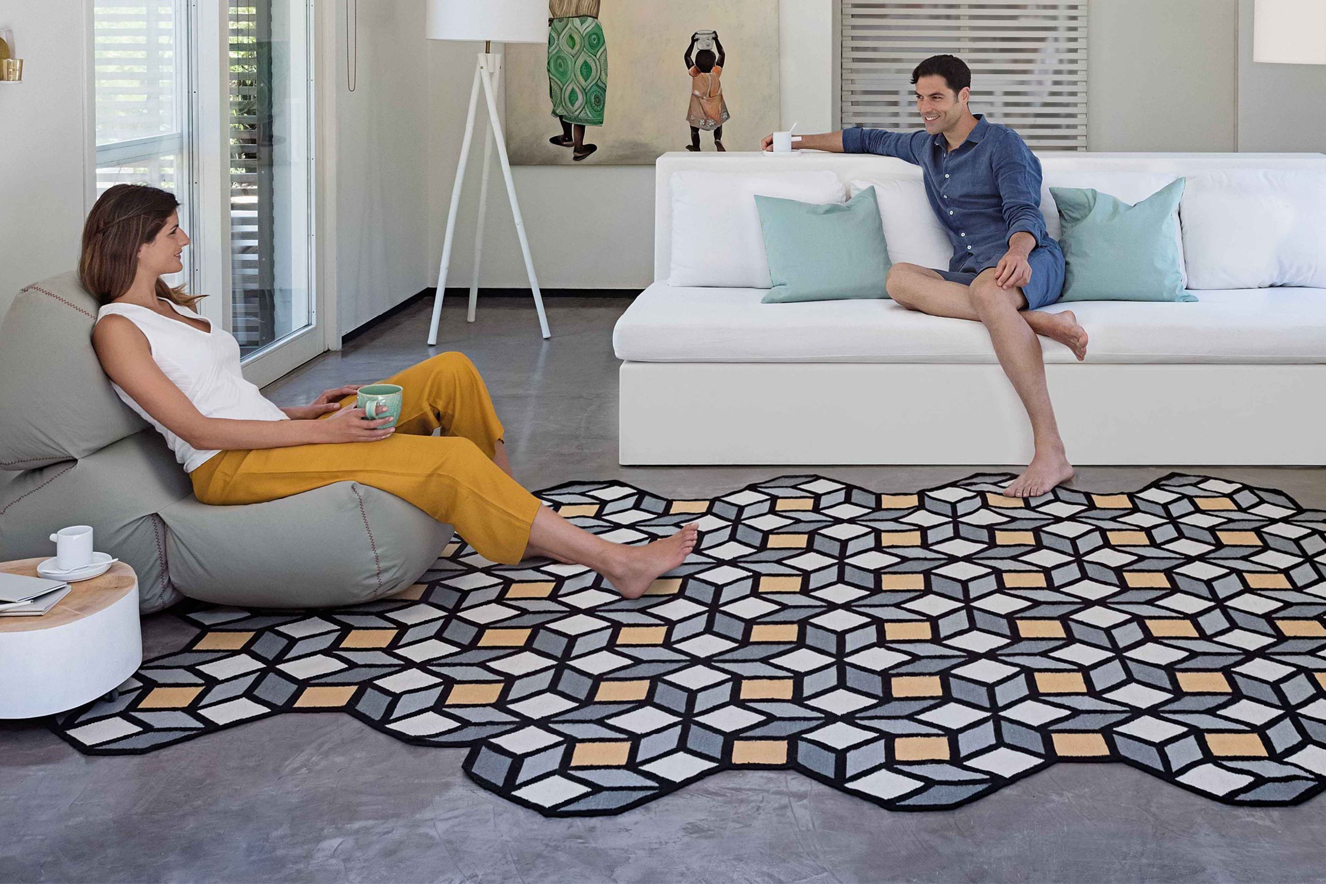 Parquet Rhomb Rug