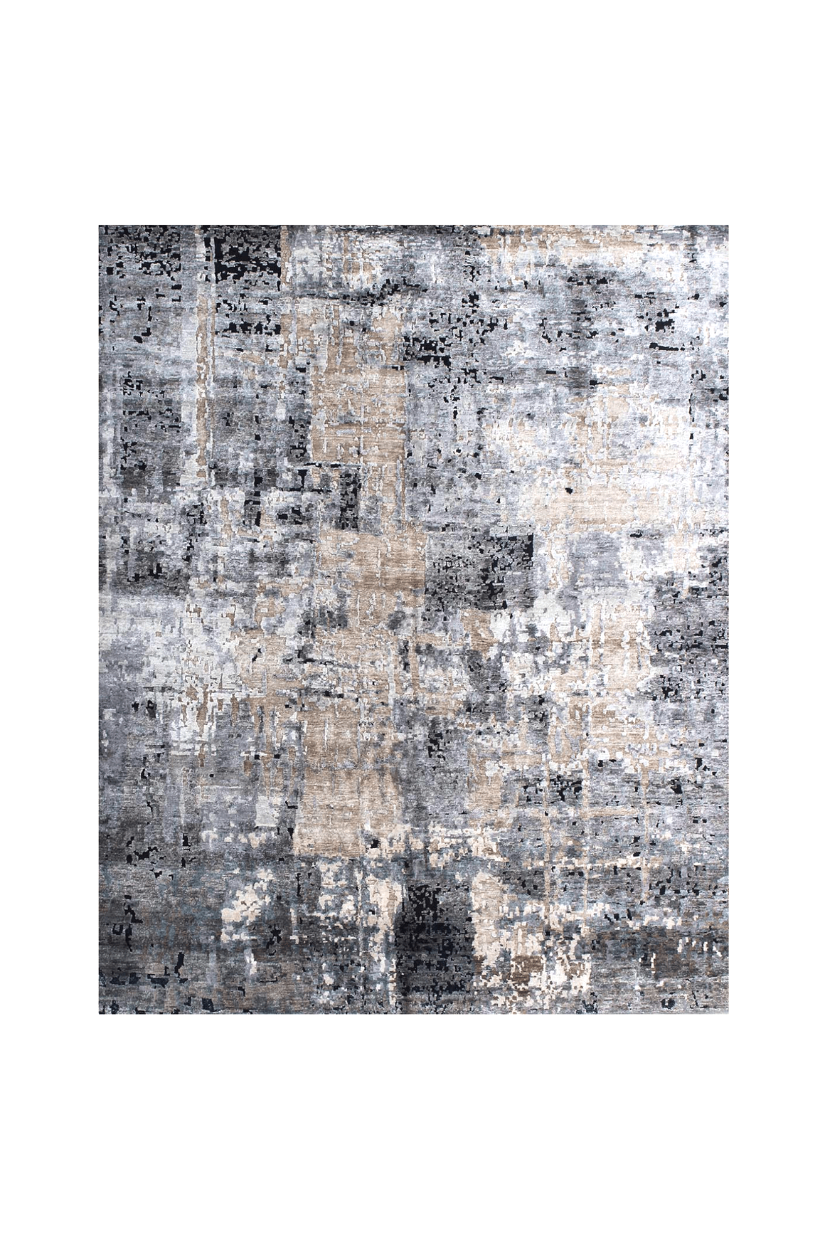 Marello Silver/ Grey l Handknotted Rugs