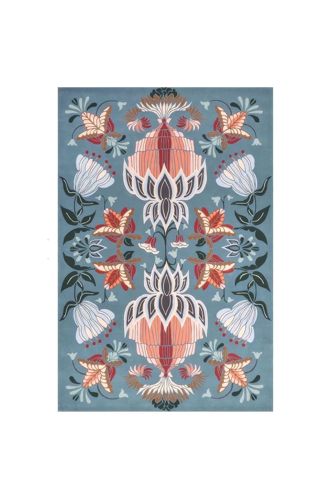 Cinnamon Bloom l Hand Tufted Rugs