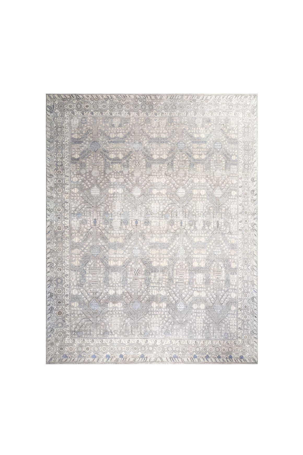 Cordoba Dark Grey l Handknotted Rugs