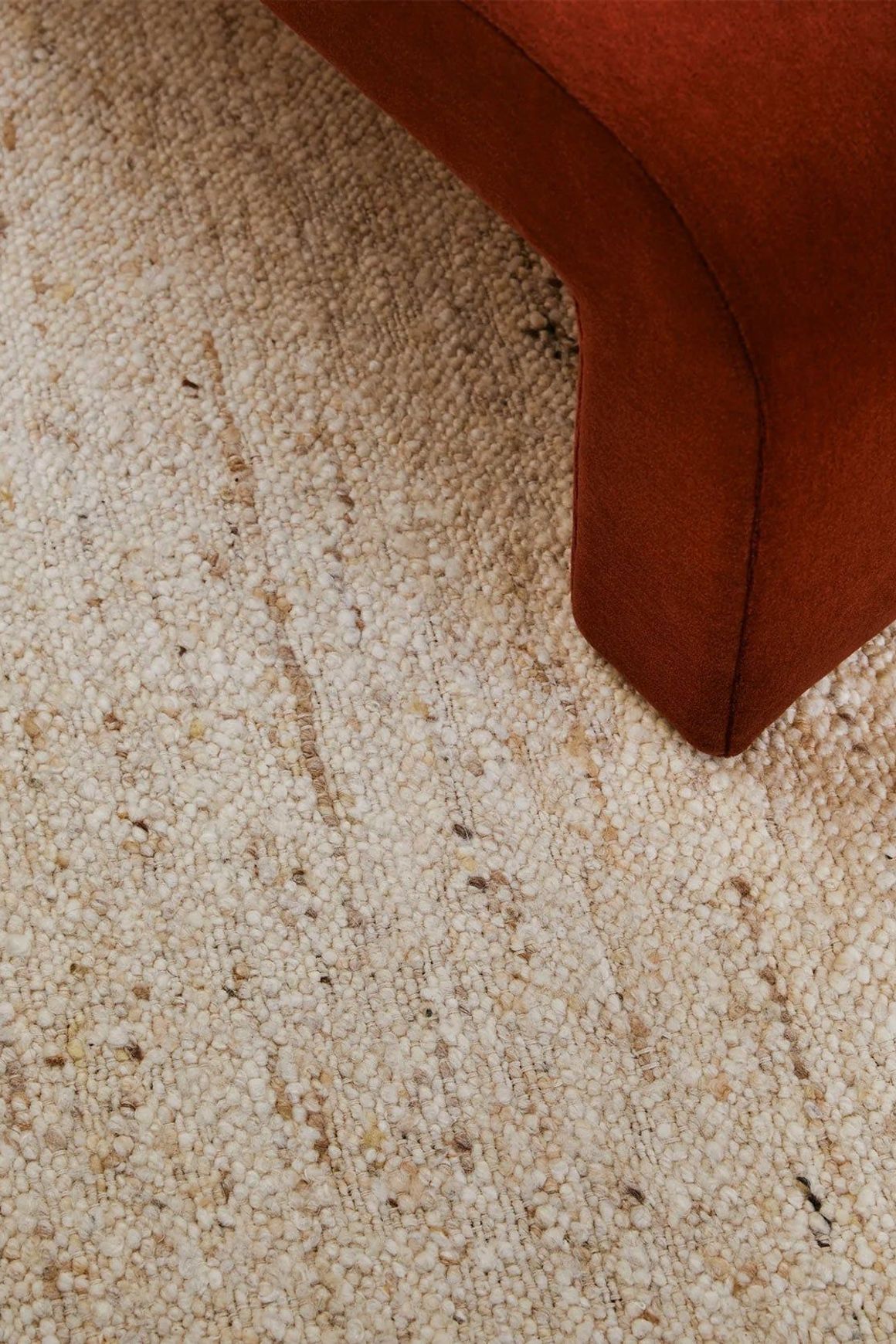 Tribe Home Birch Rug | Natural Undyed Wool Floor Rug