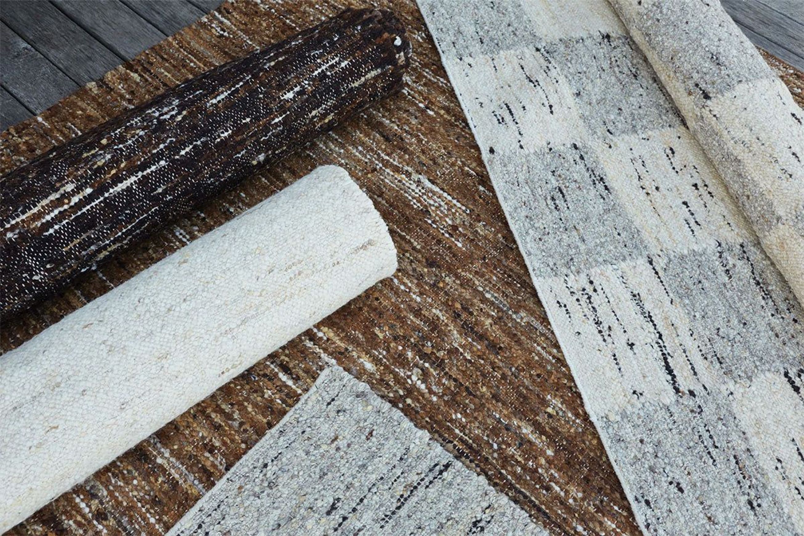 Tribe Home Flint Rug | Natural Undyed 100% Wool Rug