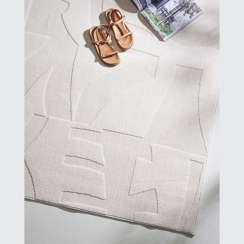 Baya Copacabana Outdoor Rug | Colour Bone