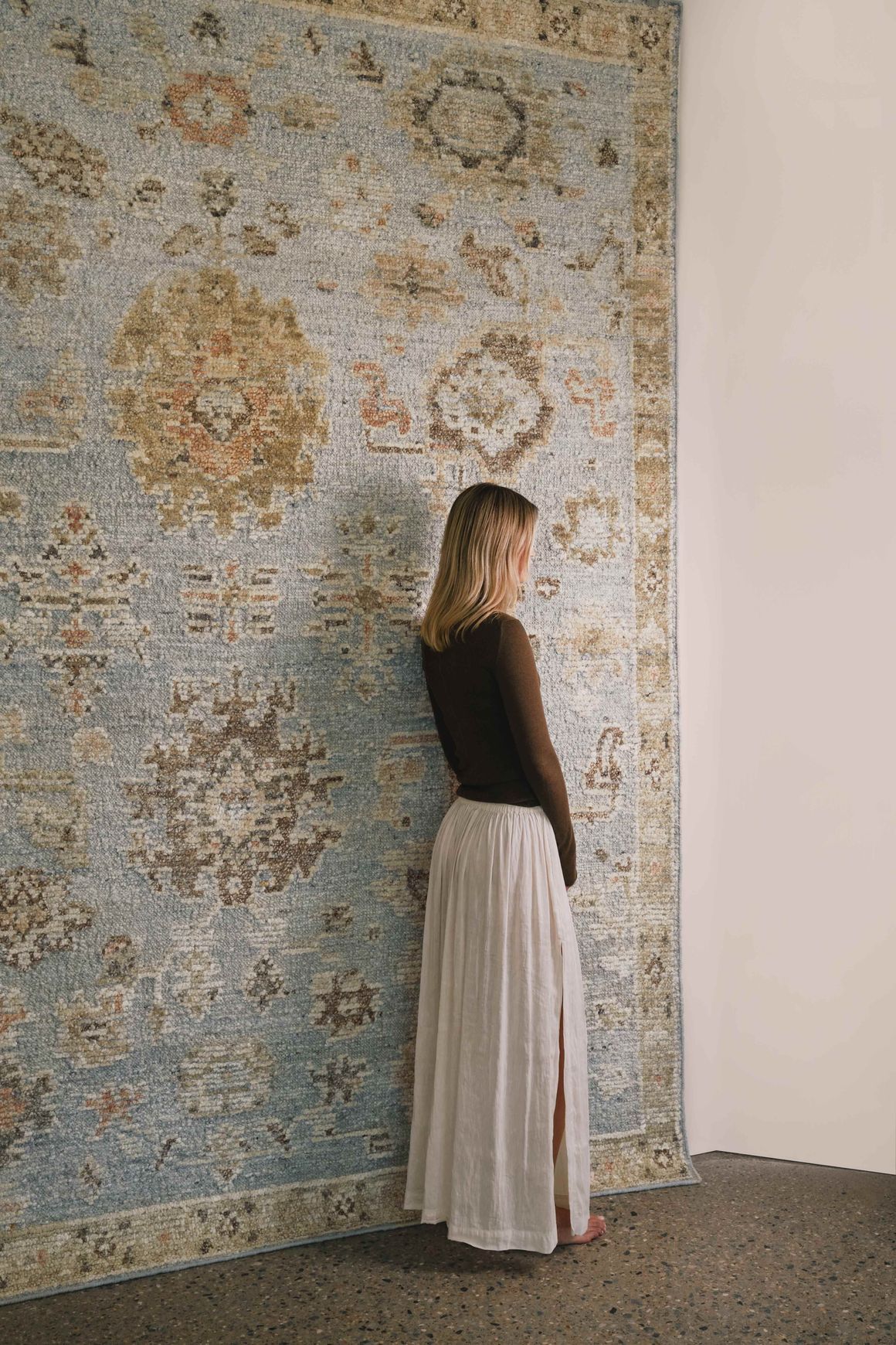 Yok Blue l Handknotted Rugs