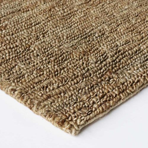 Baya Madagascar 100% Hemp Floor Rug - Natural Brown