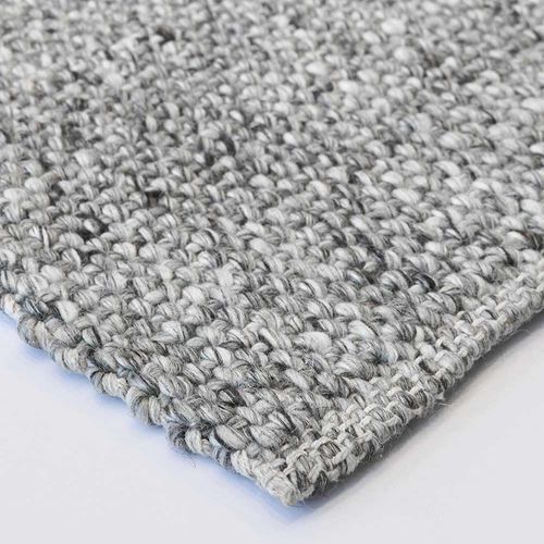 Baya Nebraska Handwoven Textured Rug - Ash