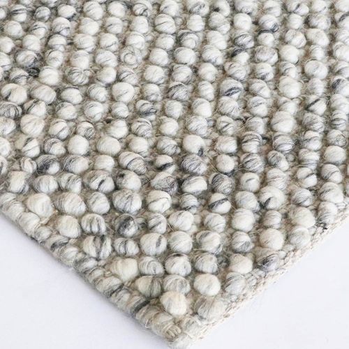 Baya Roxburgh Handwoven Loop Pile Rug - Flint Grey