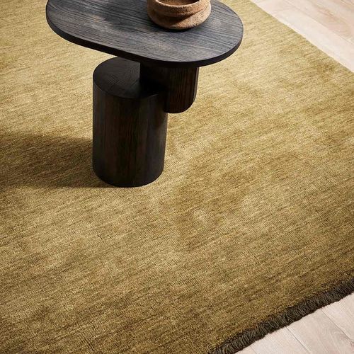 Baya Sandringham 100% NZ Wool Rug - Moss