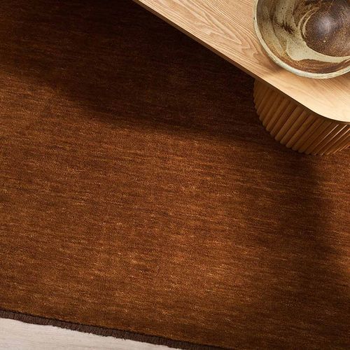 Baya Sandringham 100% NZ Wool Rug - Pecan