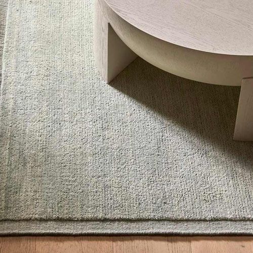 Soren Liv Bower Frame Rug - Seafoam
