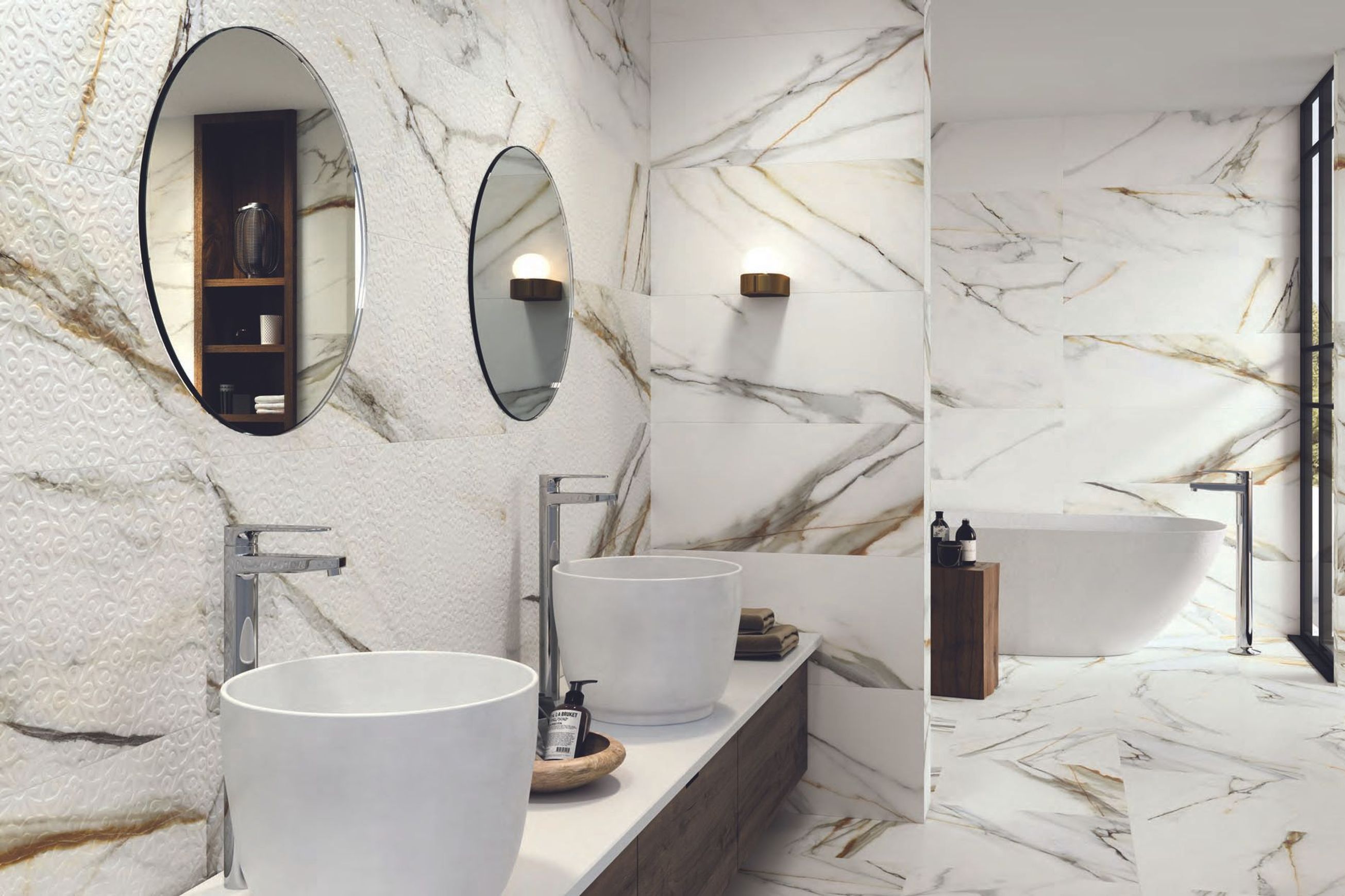 Calacatta Gold Porcelain Tile by Colorker