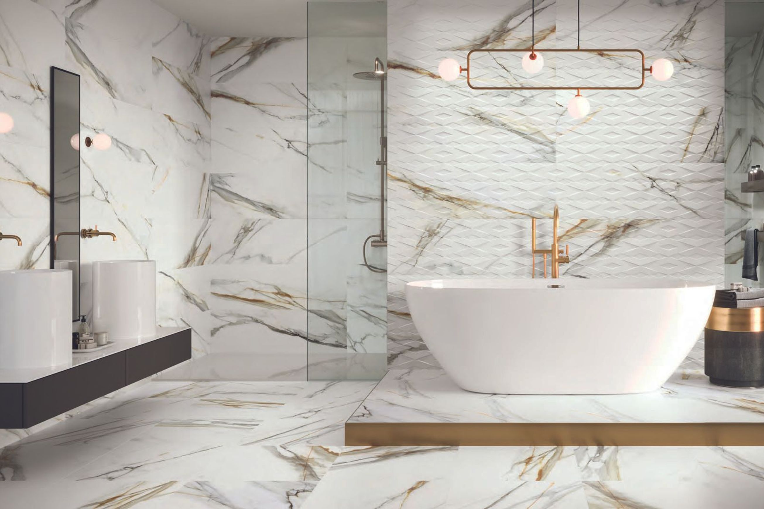 Calacatta Gold Porcelain Tile by Colorker