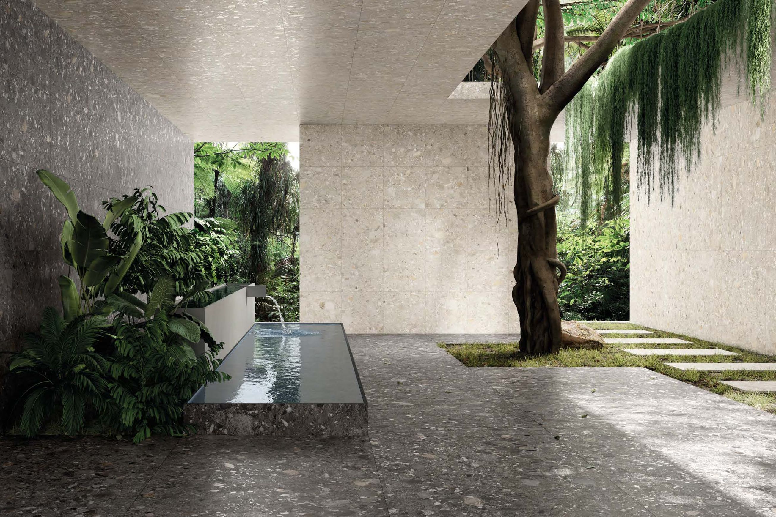 Ceppo Nero Stone Look Porcelain Tiles