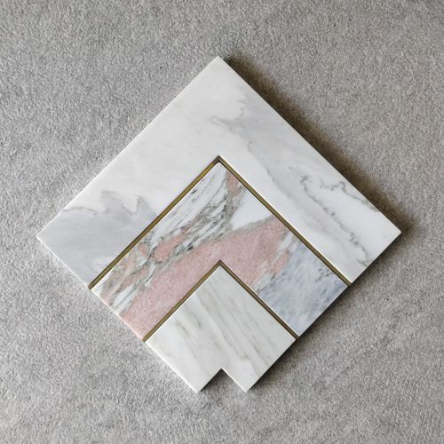 Art Deco Marble Mosaic