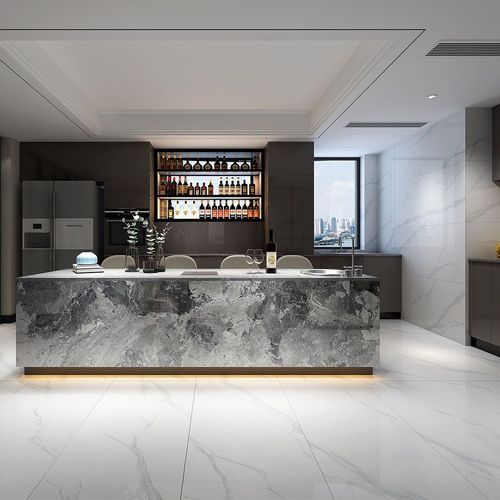 Carrara White Polished Porcelain Tile 600x1200