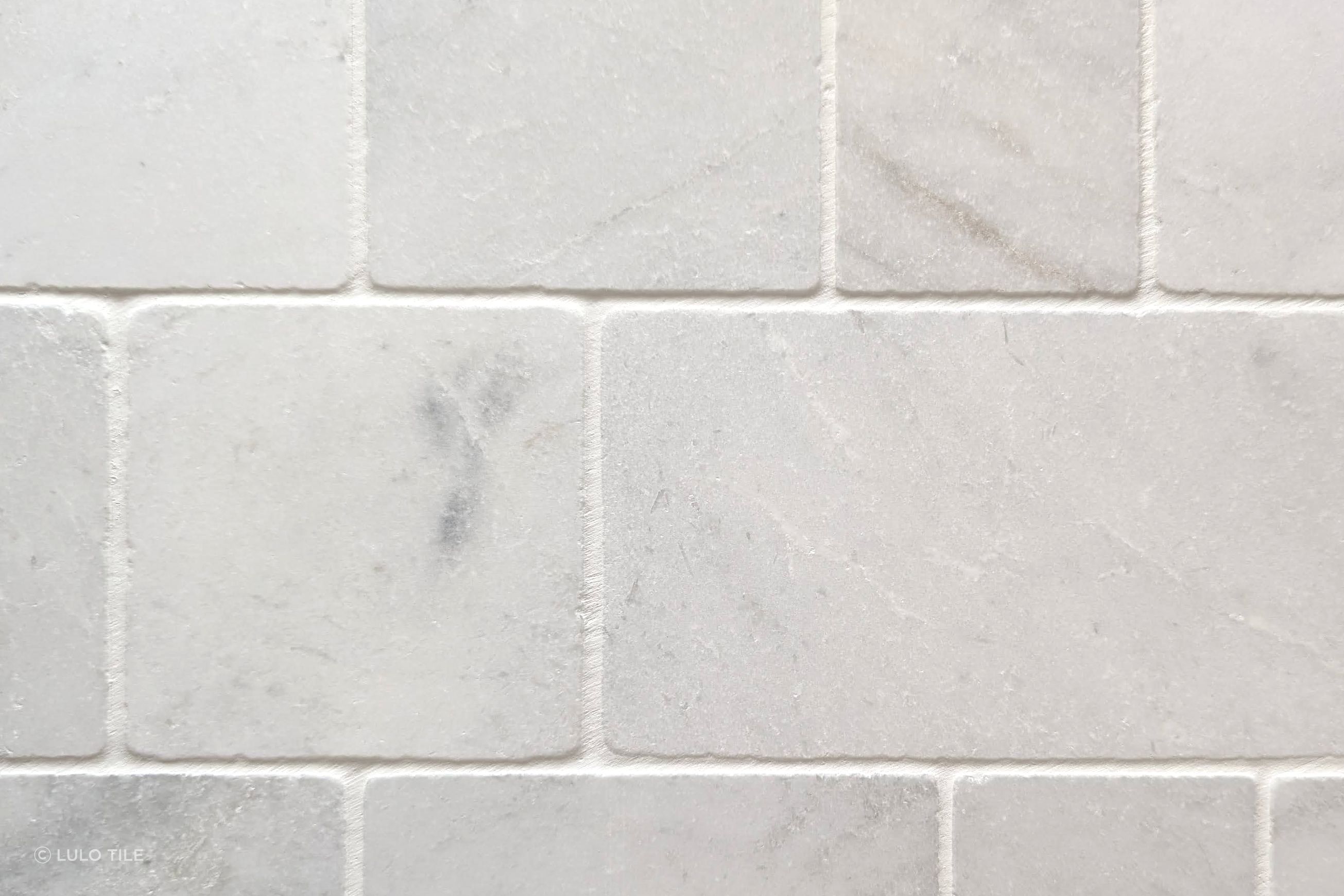 Baracoa Tumbled Mosaic - Blanco Oro