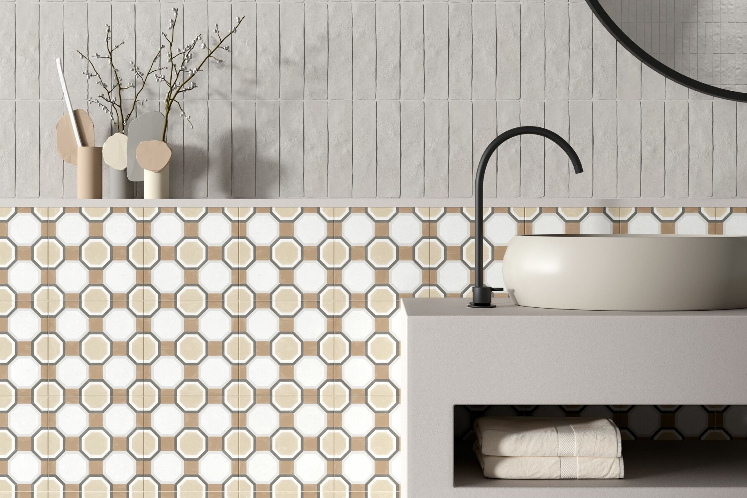 Portia Series Pattern Porcelain Tiles
