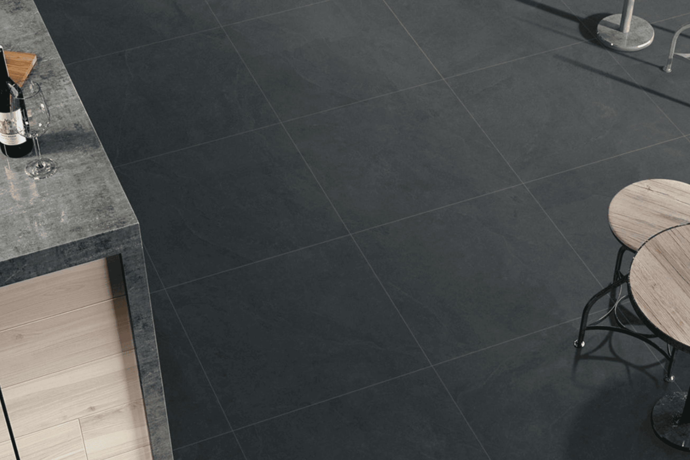 Black Coffee Matt Tile
