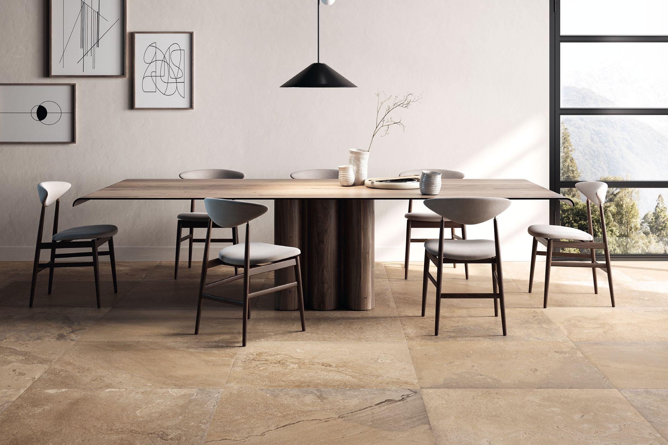 Tuffeau Series Stone Look Porcelain Tiles