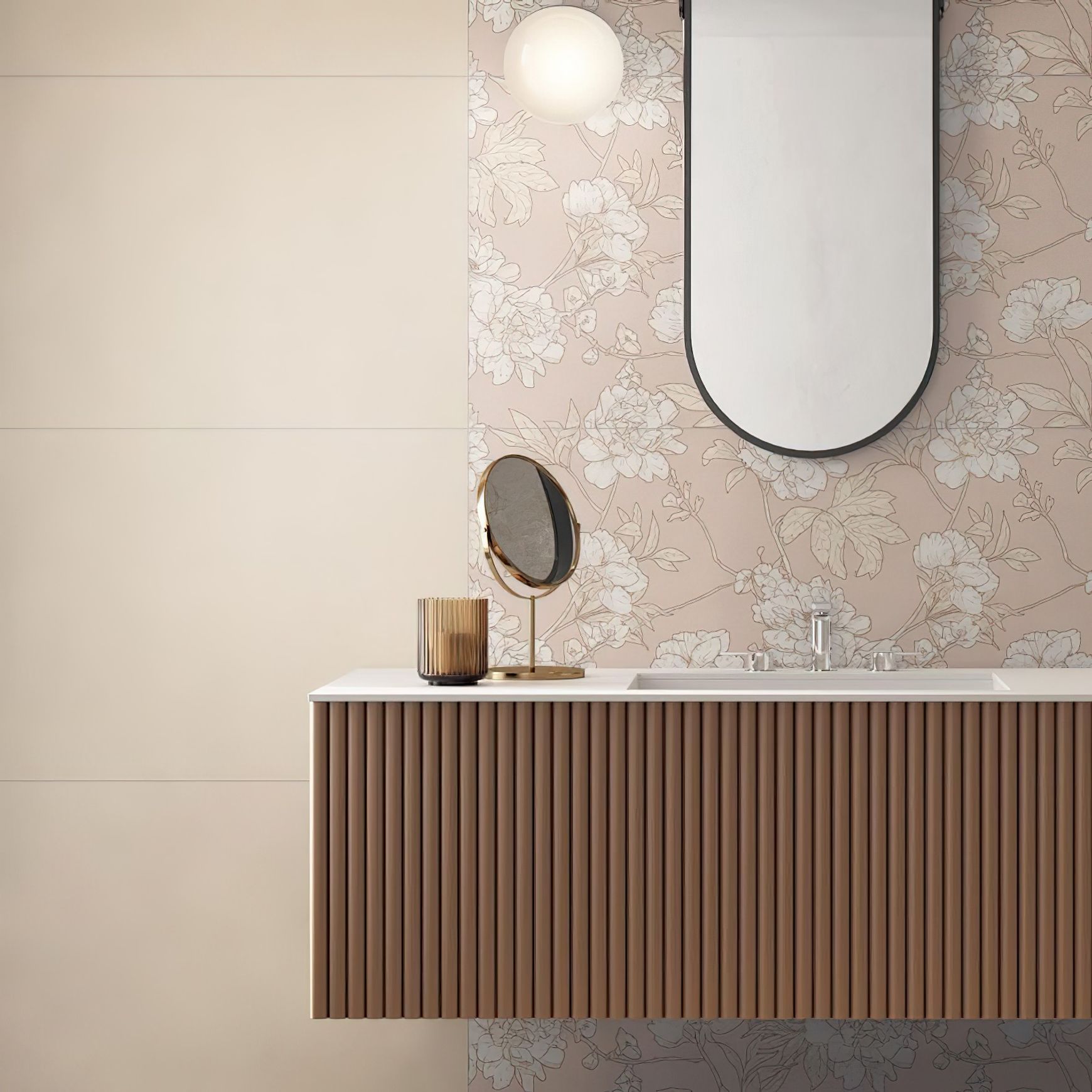 Floralia Porcelain Tile by Desvres Ariana