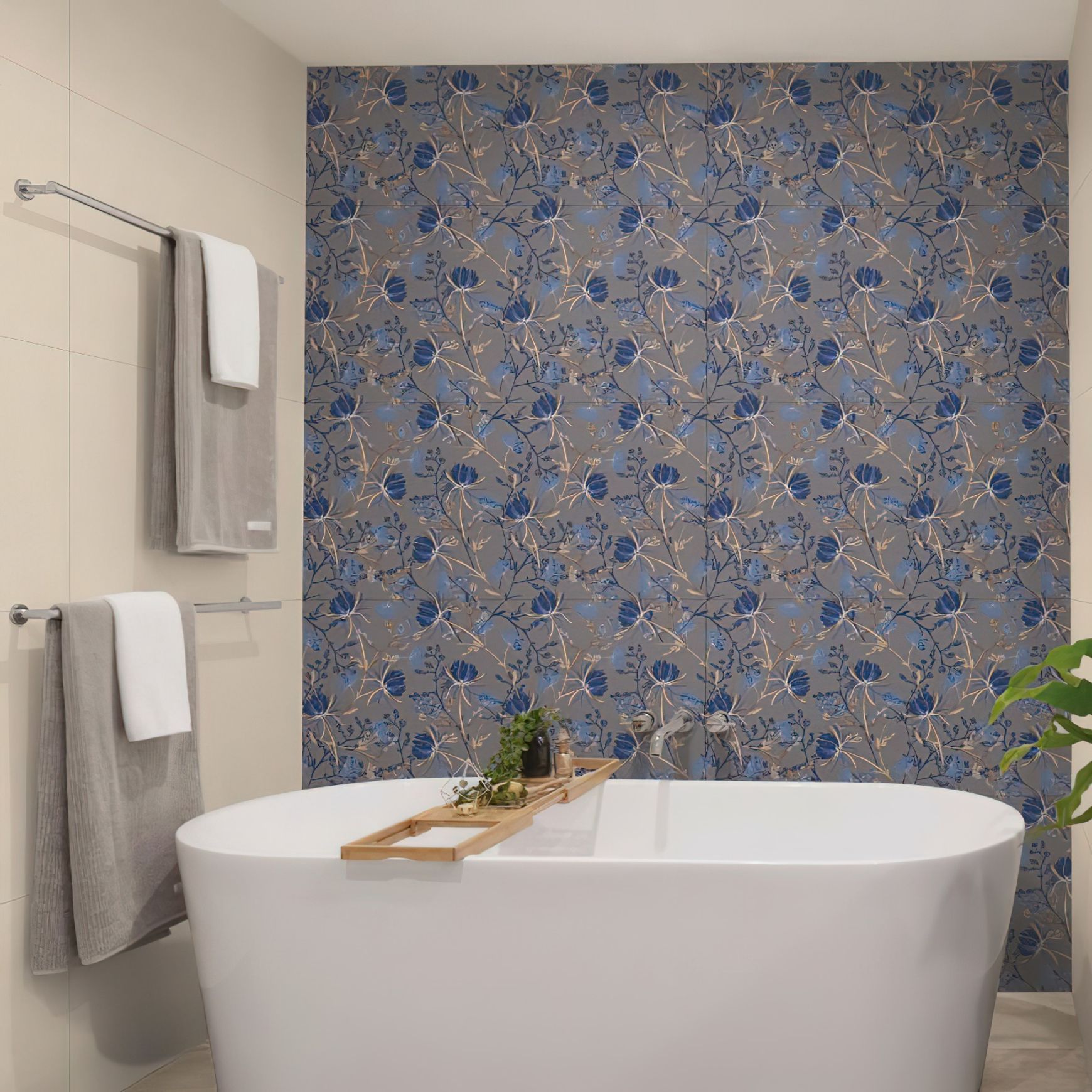 Floralia Porcelain Tile by Desvres Ariana