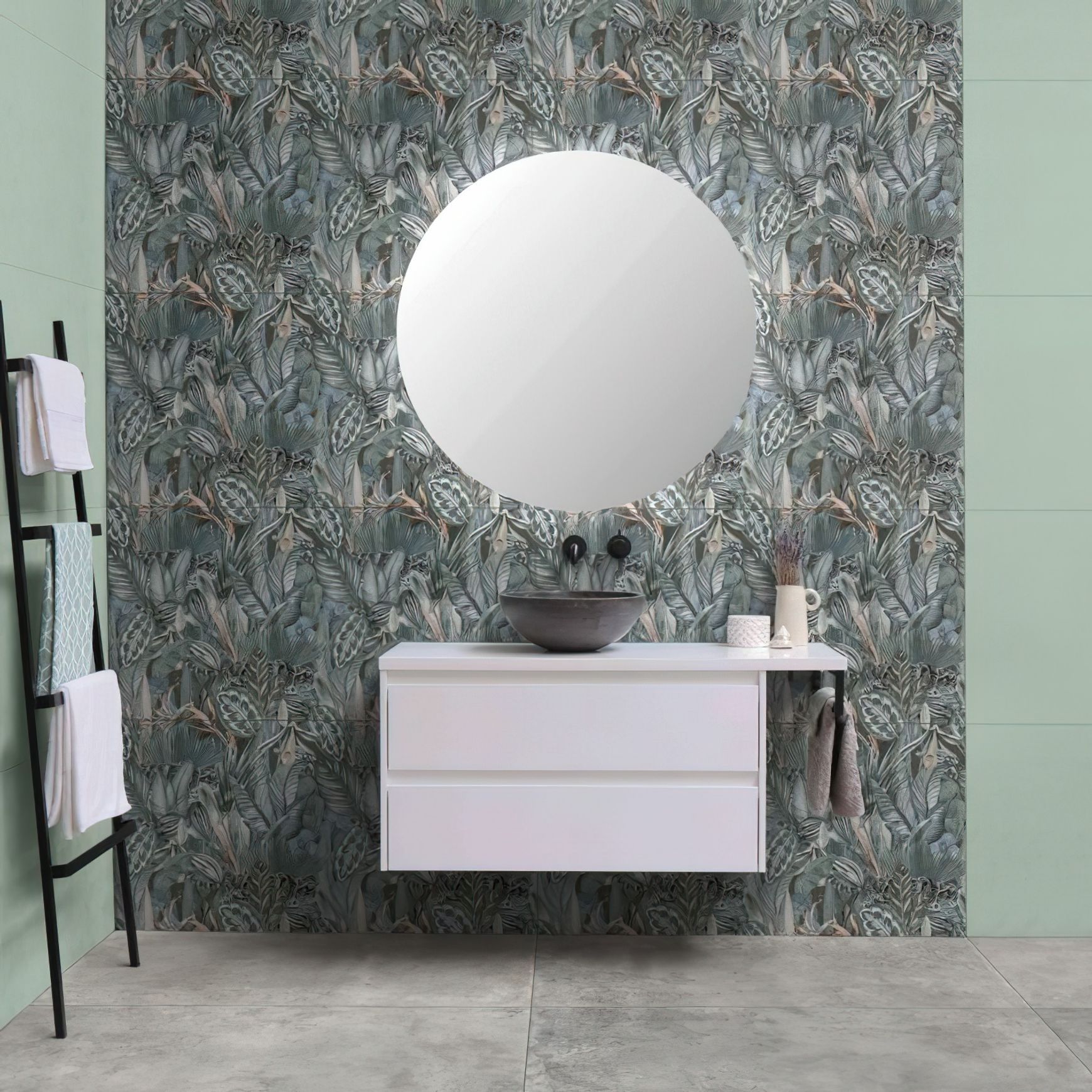 Floralia Porcelain Tile by Desvres Ariana