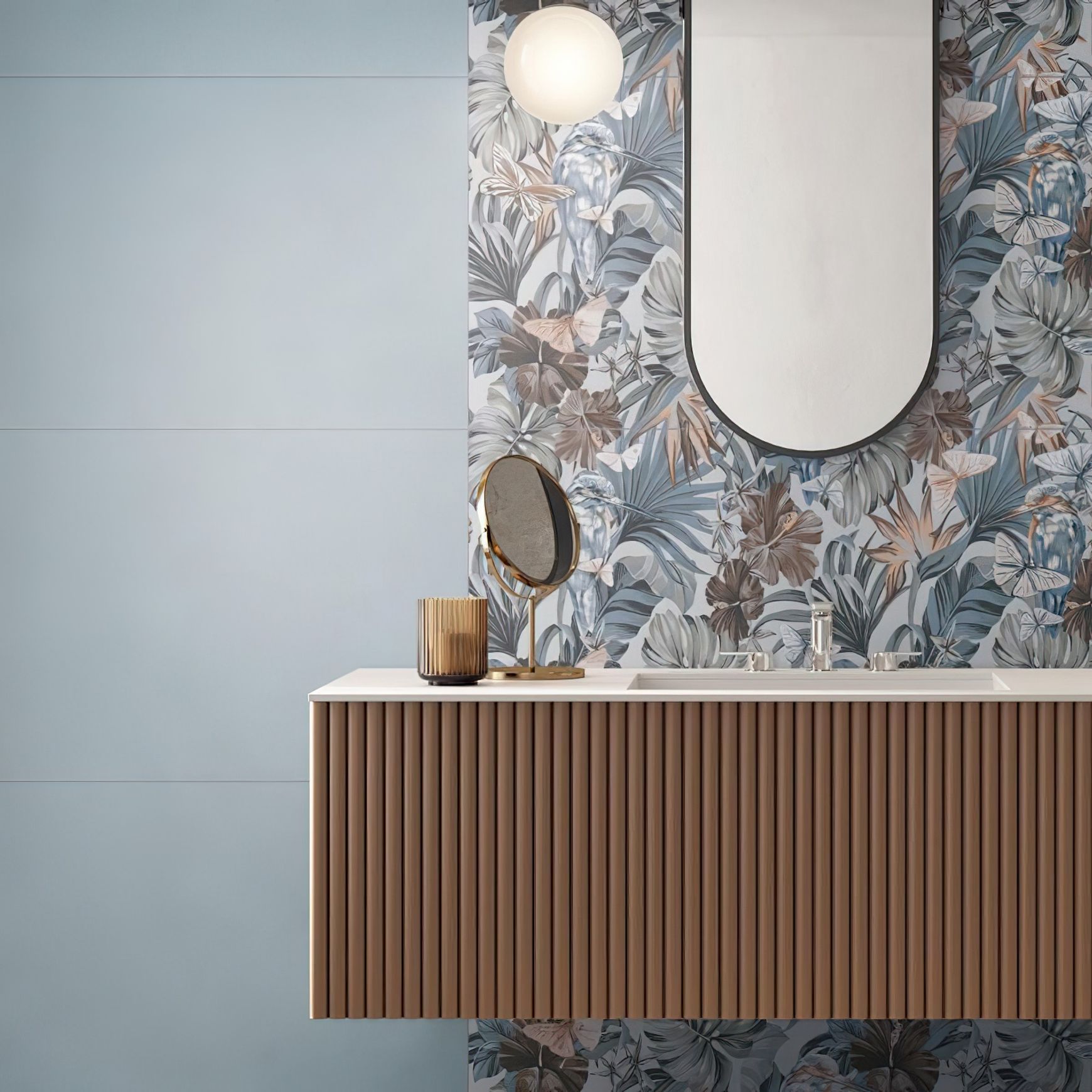 Floralia Porcelain Tile by Desvres Ariana