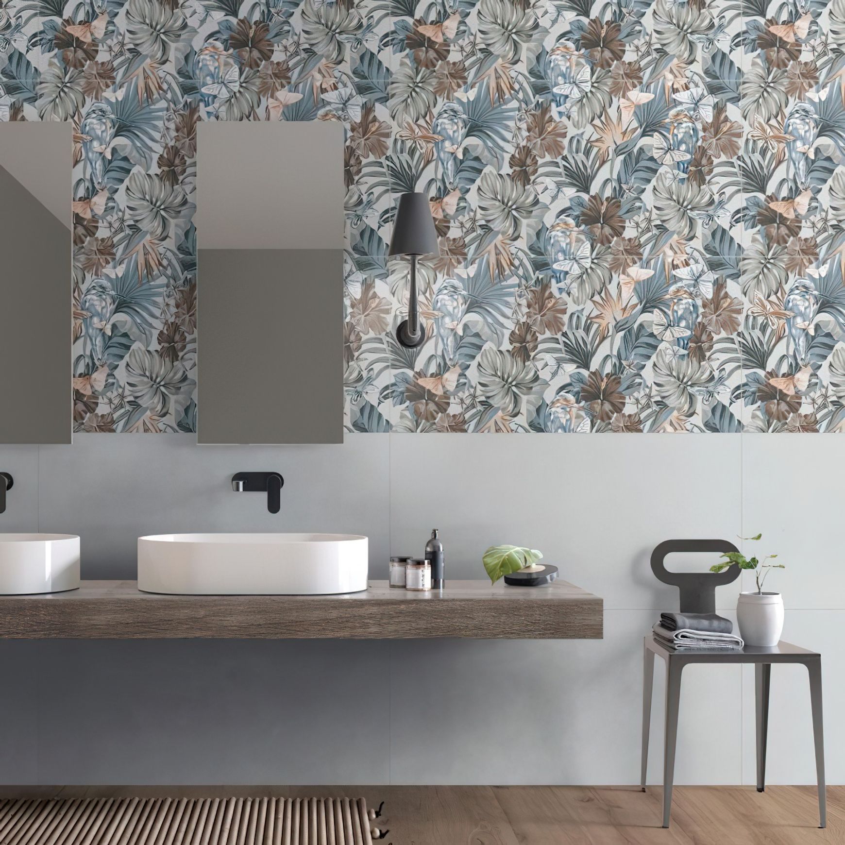 Floralia Porcelain Tile by Desvres Ariana