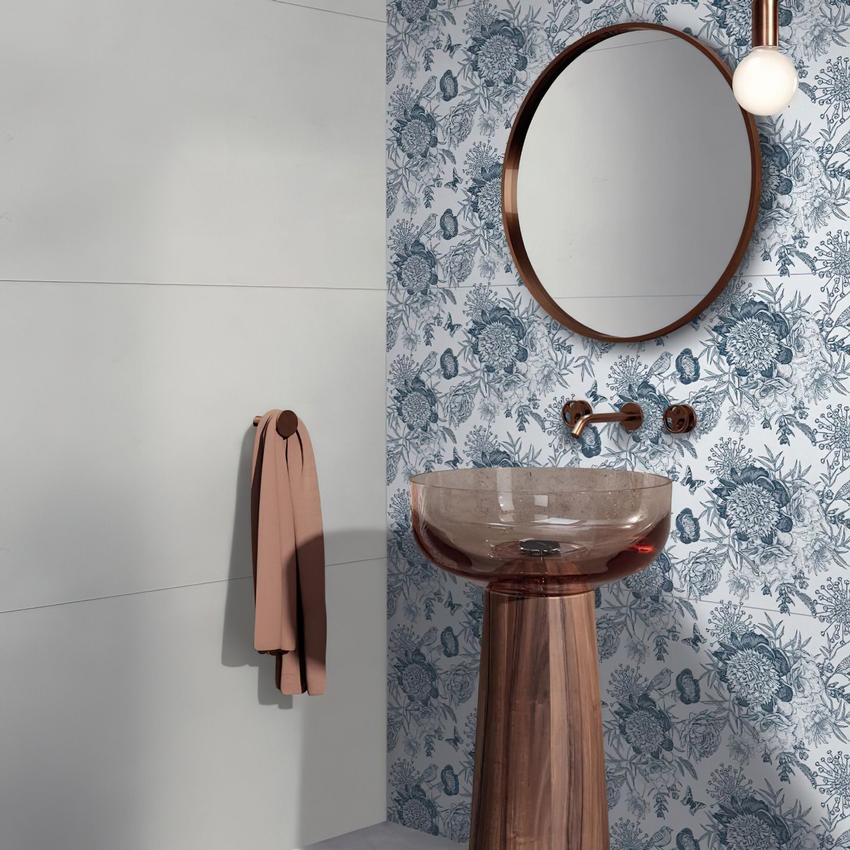 Floralia Porcelain Tile by Desvres Ariana