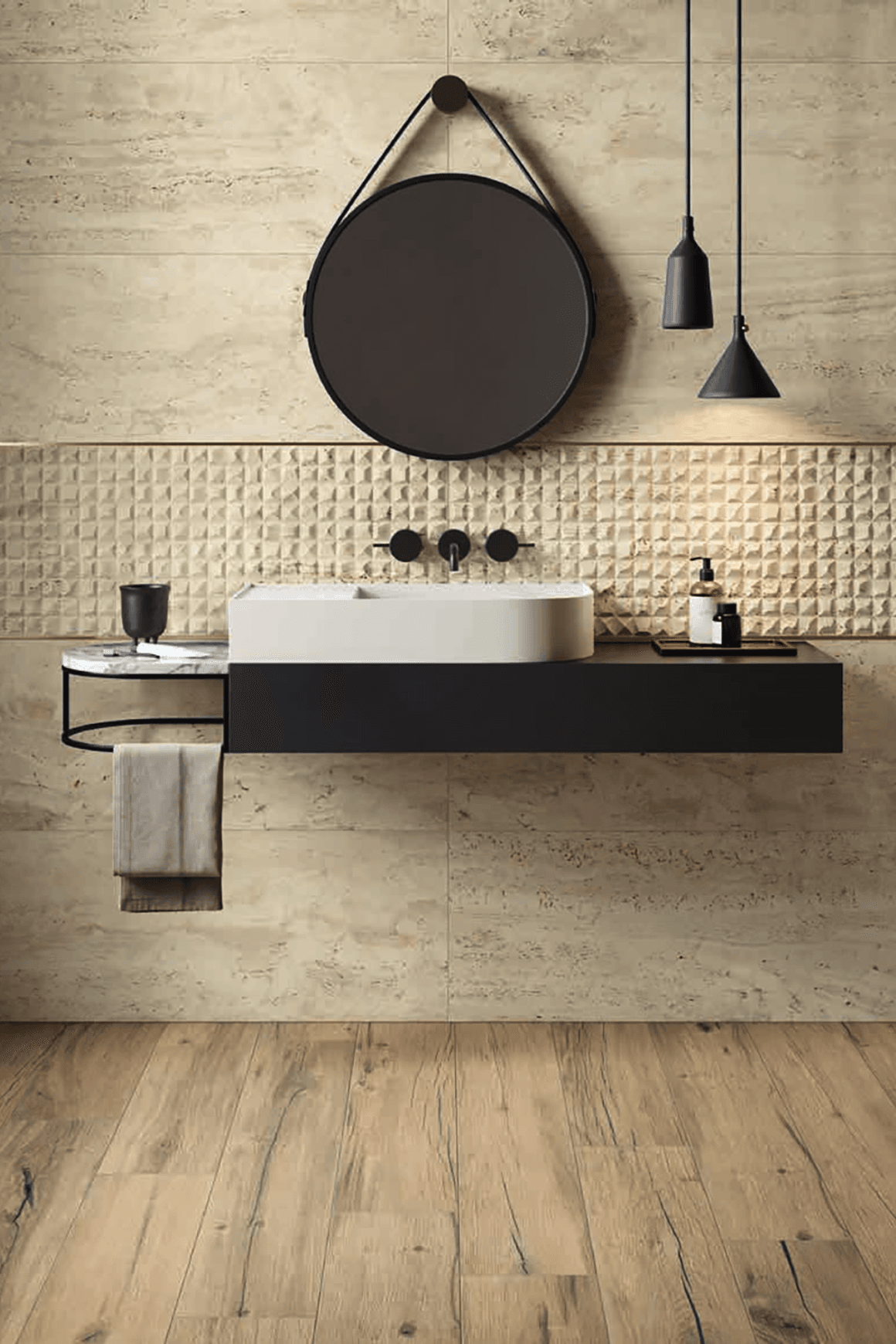 Navona Travertine Tiles by Flaviker