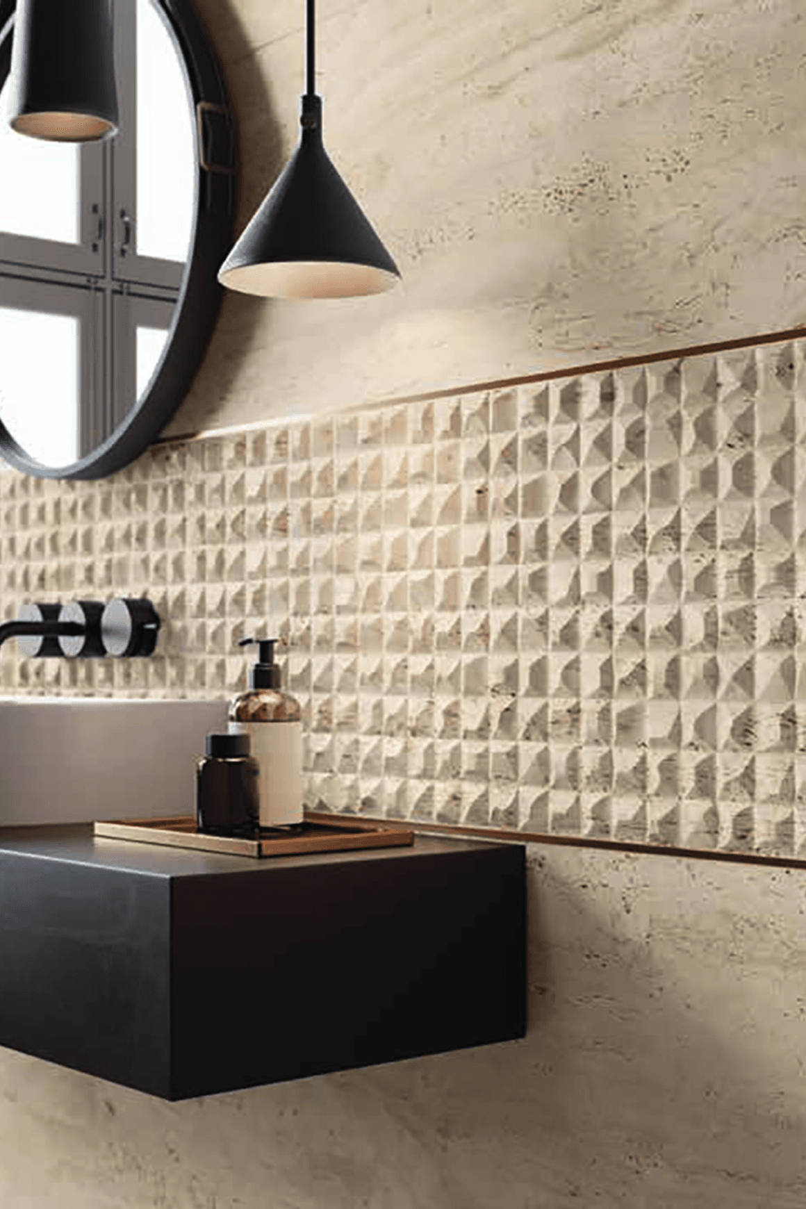 Navona Travertine Tiles by Flaviker