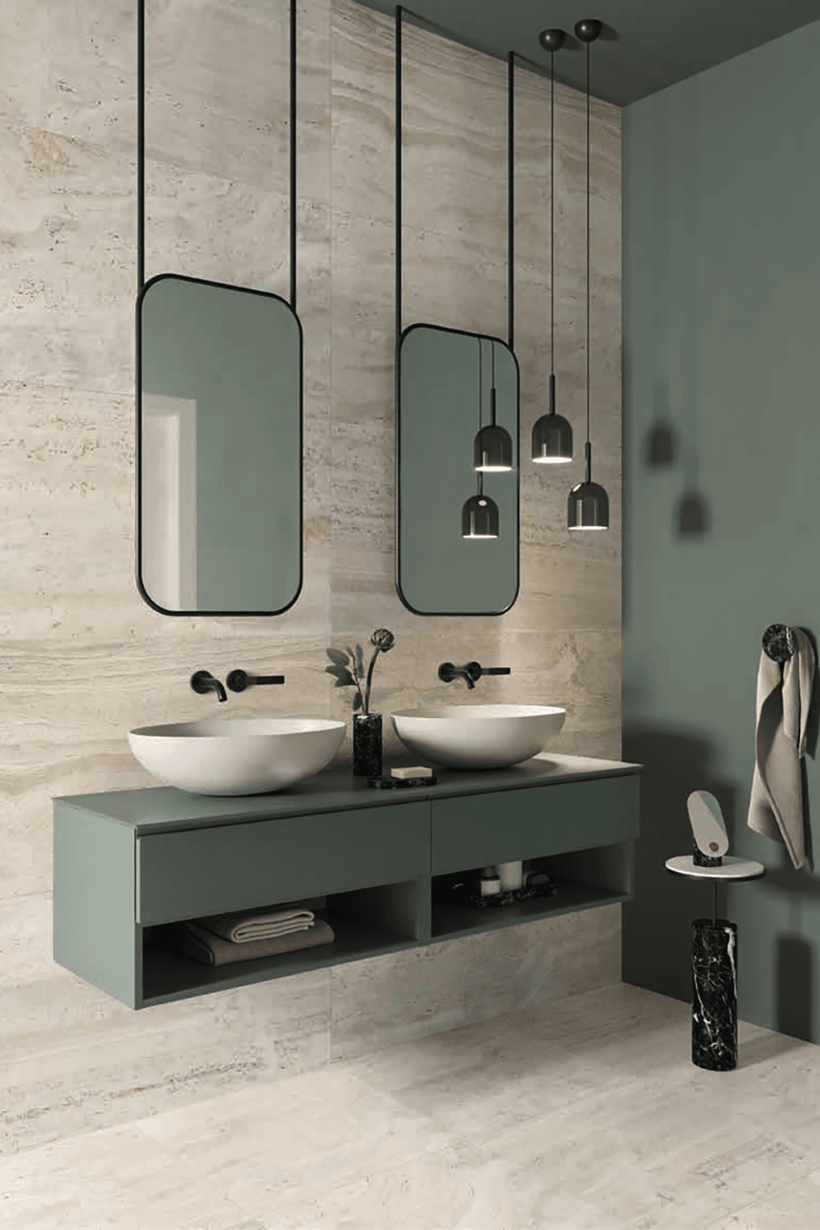 Navona Travertine Tiles by Flaviker