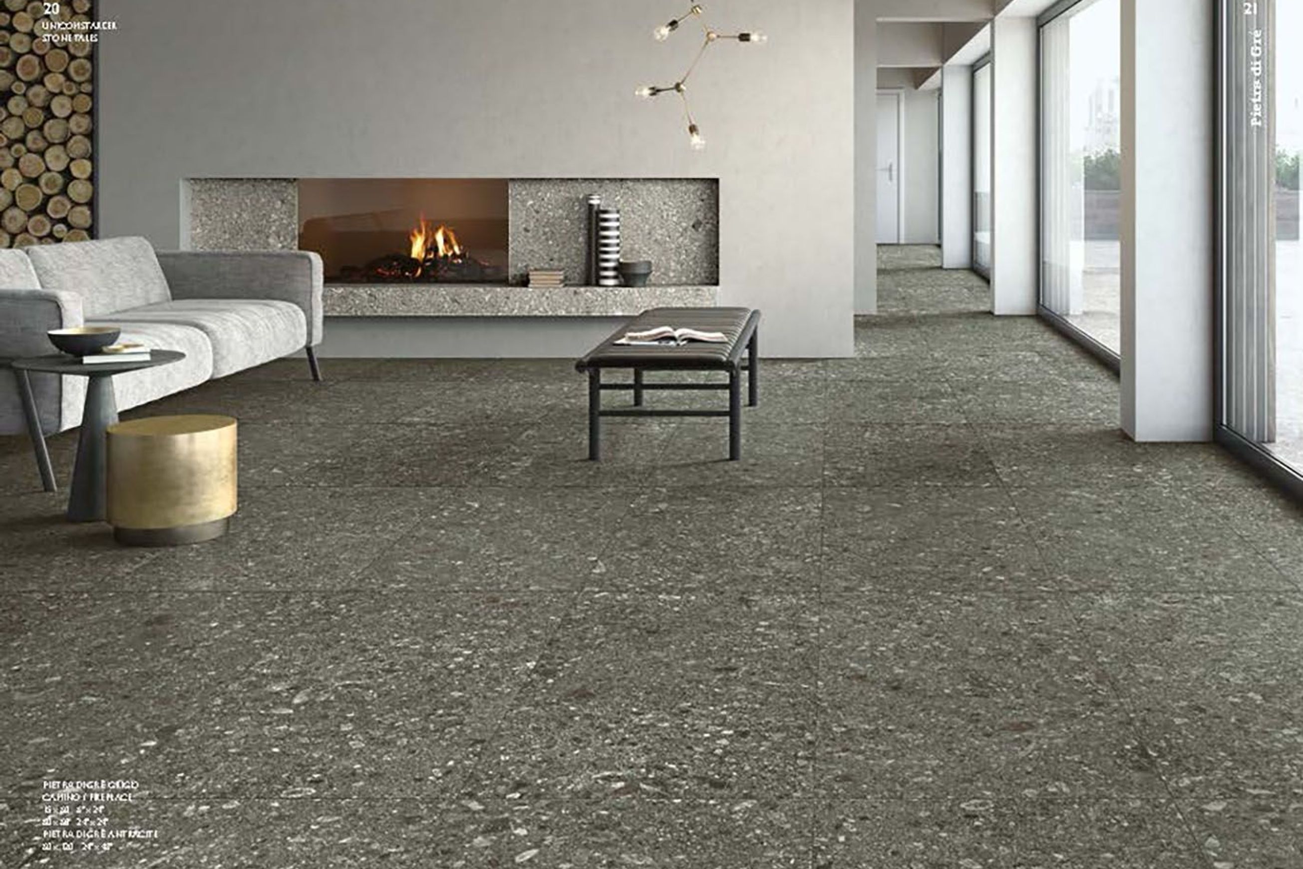 Pietra Di Gre Stone Tiles by Unicomstarker