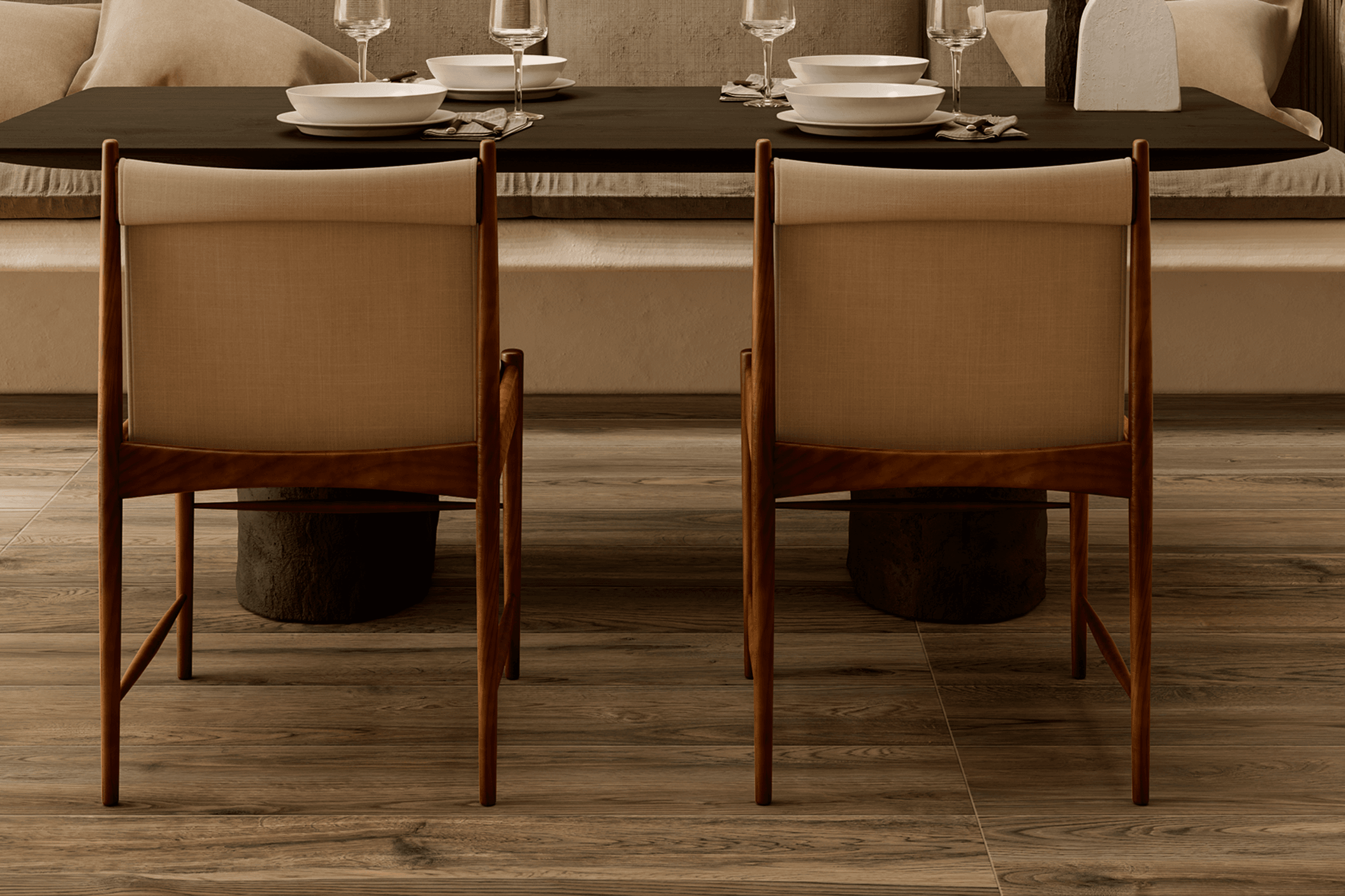 Deep Wood Tile by Ascot
