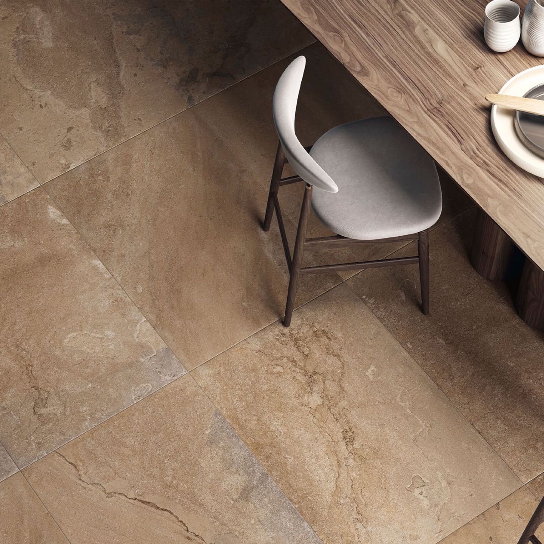 Tuffeau Series Stone Look Porcelain Tiles