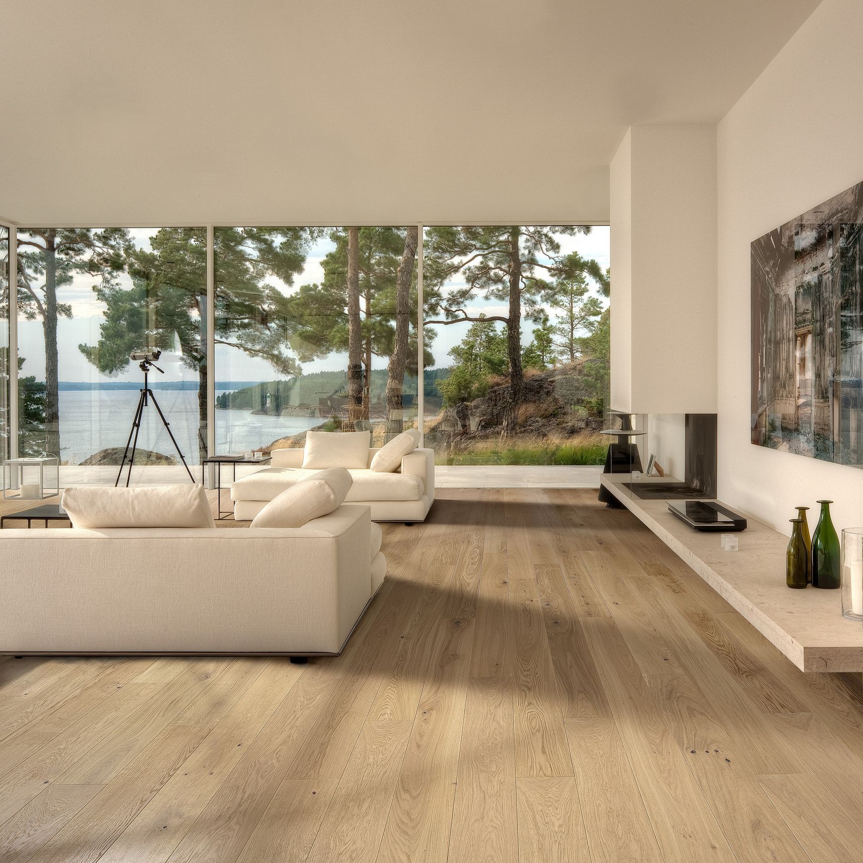 Oak Nouveau White Wood Flooring