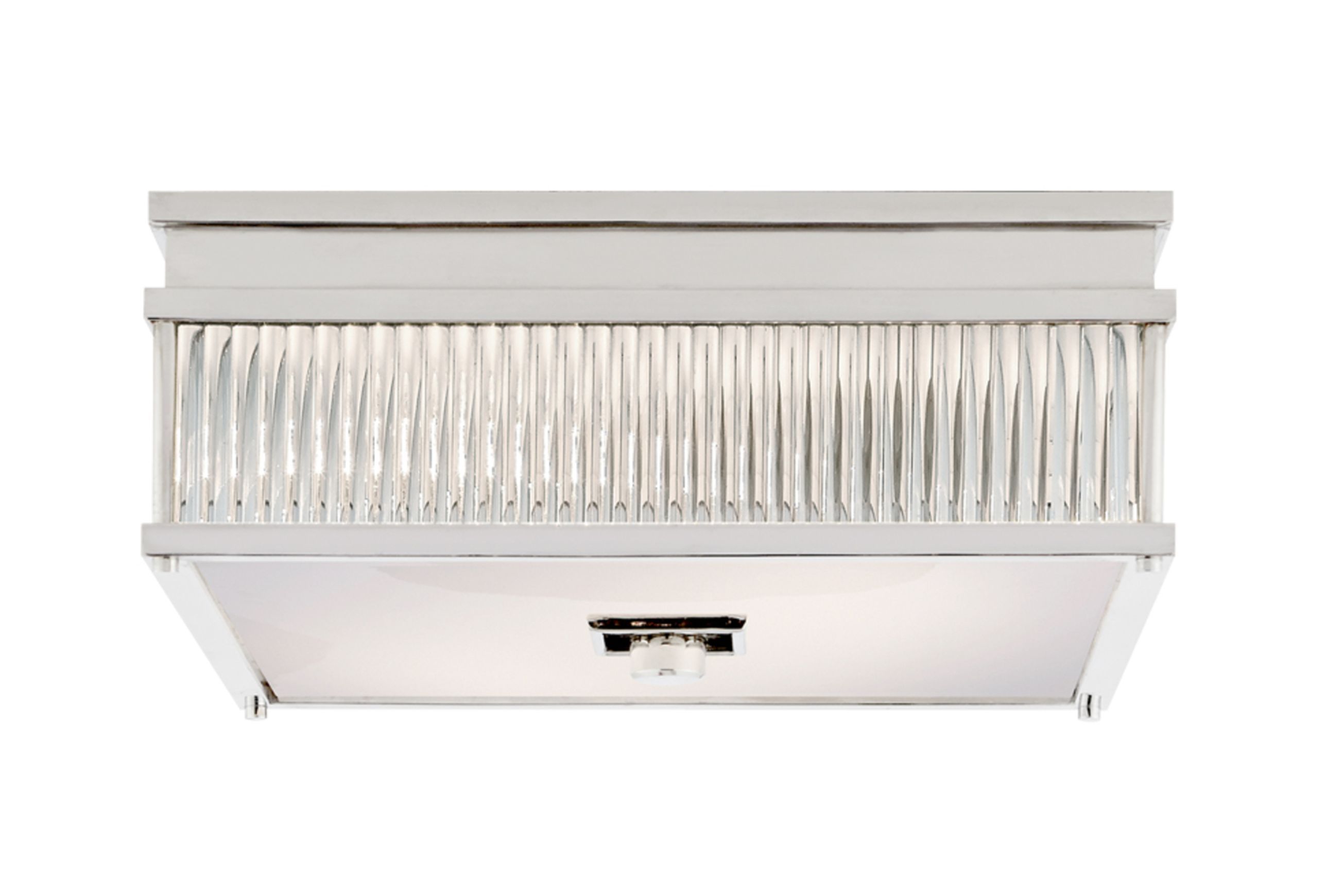 Allen Square Flush Mount – Nickel
