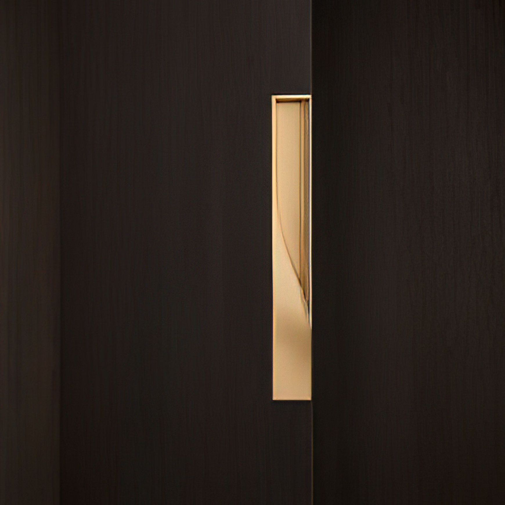 Ballet Sliding Door Recessed Edge Pull