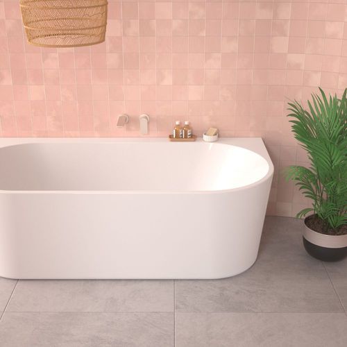 Urbane II Back to Wall Free Standing Bath 1600